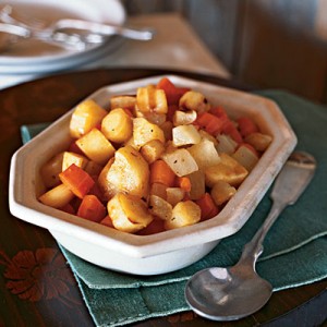 Maple Roasted Root Vegetables